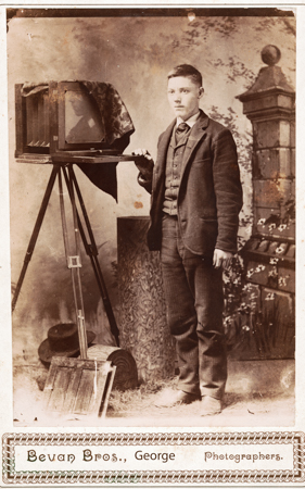 George Bevan With Studio Camera