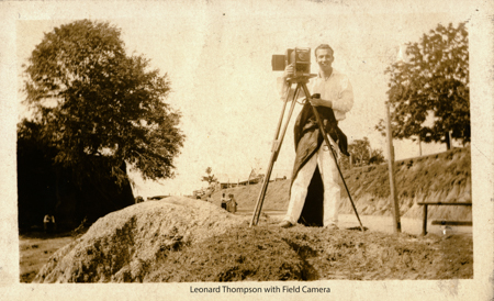 Leonard With Field Camera